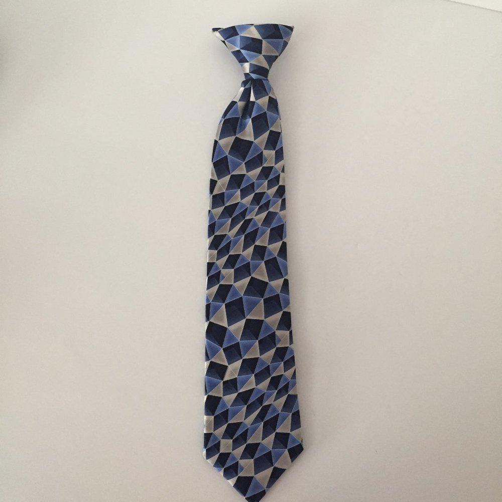 Boy's Clip-On Silk Tie